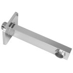 VALAZ Caño cuadrado 21cm cromado con rosca 1