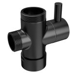 VALAZ Distribuidor barra de ducha negro mate