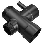 VALAZ Distribuidor barra de ducha negro mate - Imagen 3