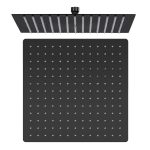 VALAZ Rociador cuadrado 25cm acero inox negro