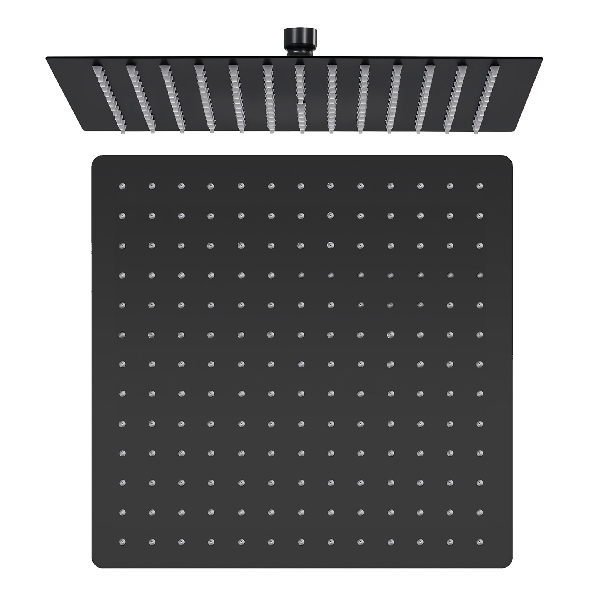 FOTO-ROCIADOR-NG VALAZ Rociador cuadrado 25cm acero inox negro - Imagen 1