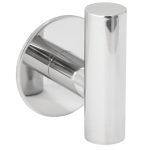 VALAZ Percha redonda con adhesivo pegada cromada