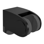 VALAZ Soporte alcachofa de mano en PVC negro mate inclinable