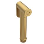 VALAZ Spray grifo bidé empotrado redondo oro mate con protección PVD