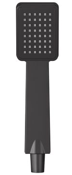 VALAZ Alcachofa de mano ancha cuadrado negro mate