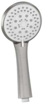 VALAZ Alcachofa de mano ancha redonda acero cepillado