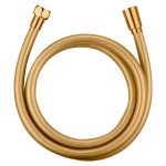 VALAZ Flexo de ducha en PVC en dorado cepillado mate 150cm con rosca 1/2