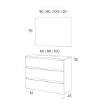 Mueble de baño OROSI 60 - Imagen 27
