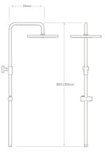 Columna ducha monomando Ergos Estándar - Imagen 2