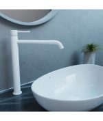 Grifo Blanco Caño Alto De Lavabo Sirio IO - Imagen 2