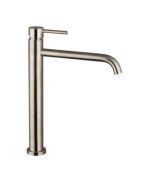 Grifo Níquel Cepillado Caño Alto De Lavabo Sirio IO