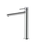 Grifo De Caño Alto Acero Inox Y Acabado En Plata MIOX IO