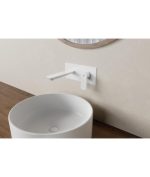 Grifo Empotrado Blanco De Lavabo Cassio IO