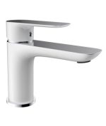 Grifo Blanco Cromo De Lavabo Cassio IO