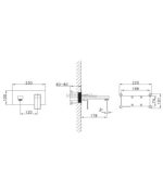 Grifo Empotrado Blanco De Lavabo Orion IO - Imagen 3