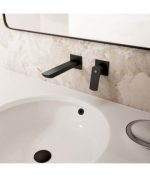 Grifo Empotrado De Lavabo Negro Mate Marriot IO - Imagen 2