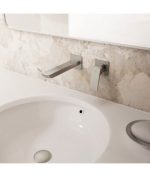 Grifo Empotrado De Lavabo Níquel Cepillado Marriot IO - Imagen 2
