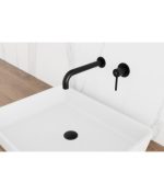 Grifo Negro Empotrado De Lavabo Sirio IO - Imagen 2