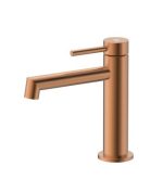 Grifo De Lavabo Acero Inox Y Acabado Cobre Cepillado Persio IO