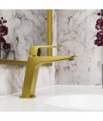 Grifo Oro Cepillado De Lavabo Marriot IO - Imagen 2