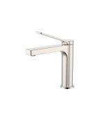 Grifo De Lavabo Níquel Cepillado Tarsio IO