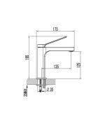 Grifo De Lavabo Titanio Tarsio IO - Imagen 2