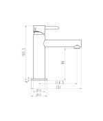 Grifo Negro De Lavabo Mio IO - Imagen 2