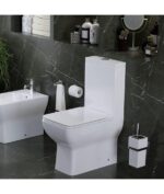 Inodoro compacto blanco Rimless Creta - Imagen 2