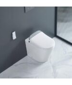 Inodoro a suelo inteligente en blanco Rimless Smart