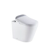 Inodoro a suelo inteligente en blanco Rimless Smart - Imagen 4