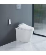 Inodoro a suelo inteligente en blanco Rimless Smart - Imagen 2