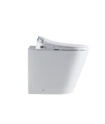 Inodoro a suelo inteligente en blanco Rimless Smart - Imagen 3