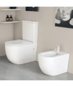 Inodoro compacto blanco Rimless Génova - Imagen 2